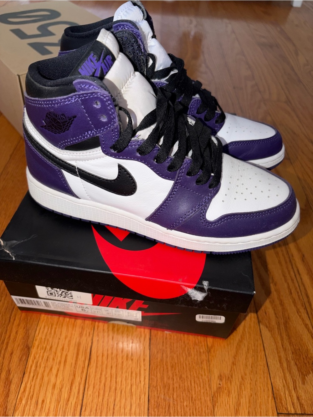 Air Jordan 1 Court Purple Size 5